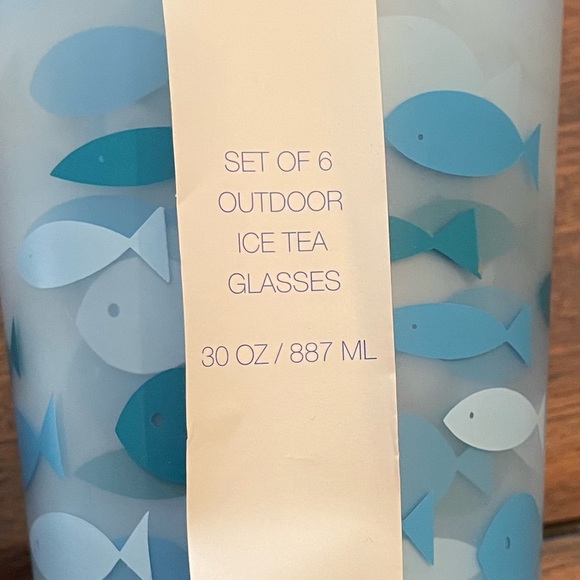 6 Tea Glasses - Picture 2 of 2